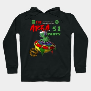 Christmas DJ Alien Hoodie